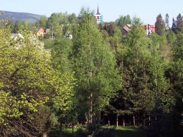 widok z tarasu Orlickie Zahori CZ