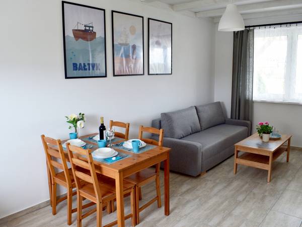 PARTER apartamentu (salon+dwie sypialnie)
