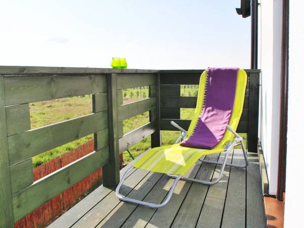 Balkon w domku 8-osobowym.