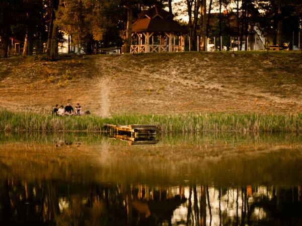 Park linowy,plac zabaw