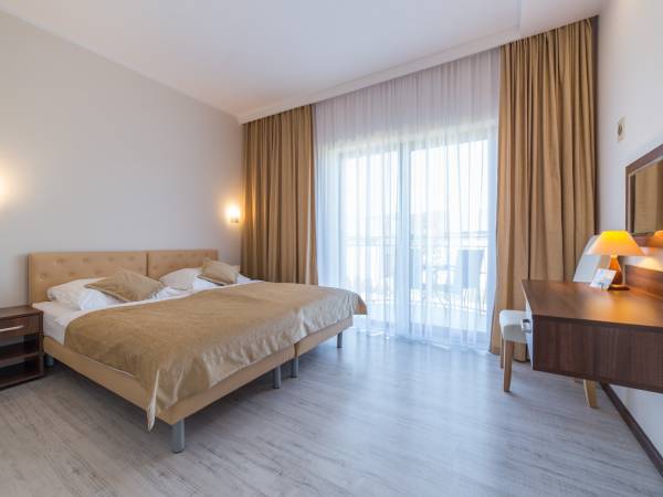 Sypialnia w apartamencie 2 pokojowym