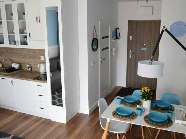 Apartament Blue z ogródkiem