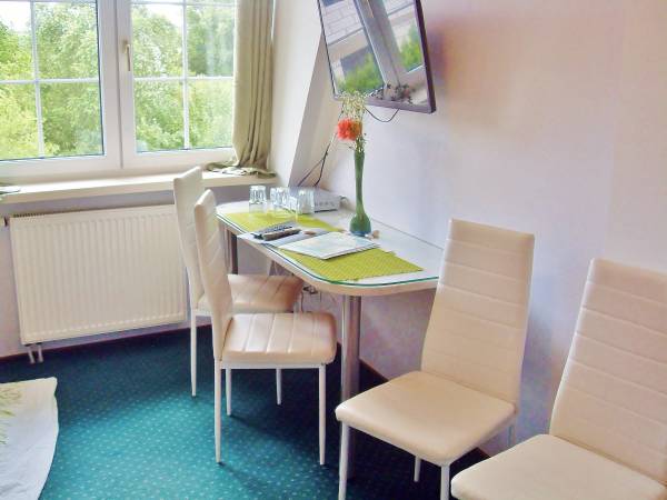 Pokój ( nr5) studio dla 2-4 osób z łózkiem małżeńskim ( lub 2 pojde. na życzenie), kanapą rozkładaną