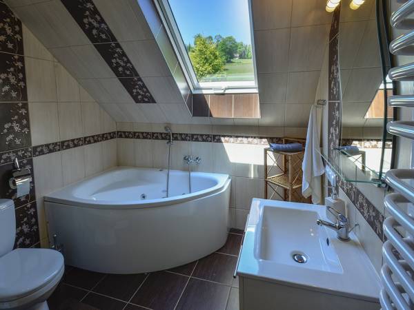 łazienka w apartamencie z jakuzzi