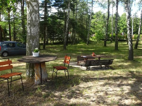 ławki stoliki dla naszych Gości