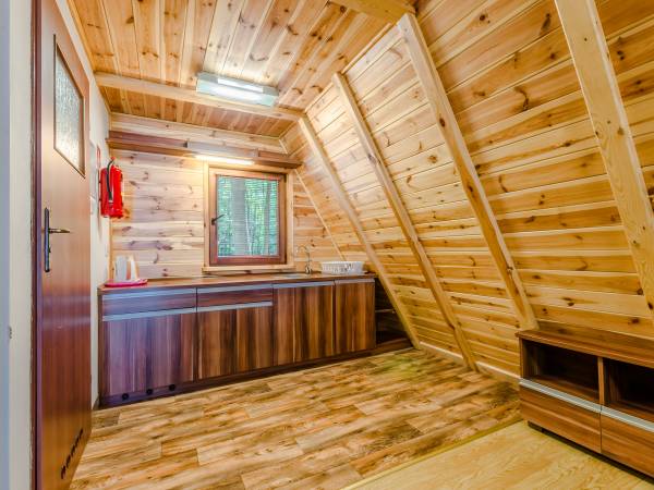 Aneks kuchenny w domku Leśna Chata