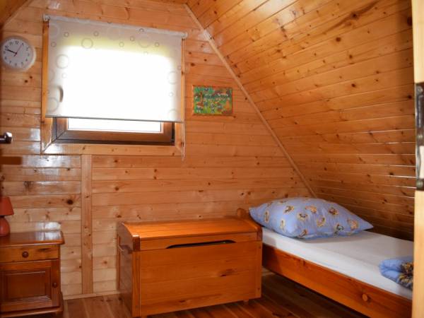 Sypialnia 2-osobowa w domku Marek