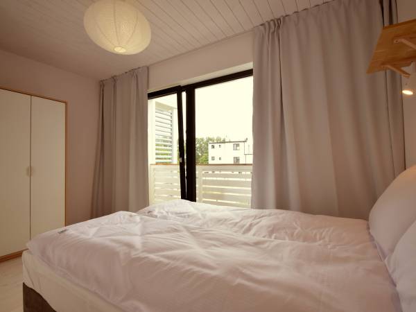 Sypialnia z podwójnym łóżkiem