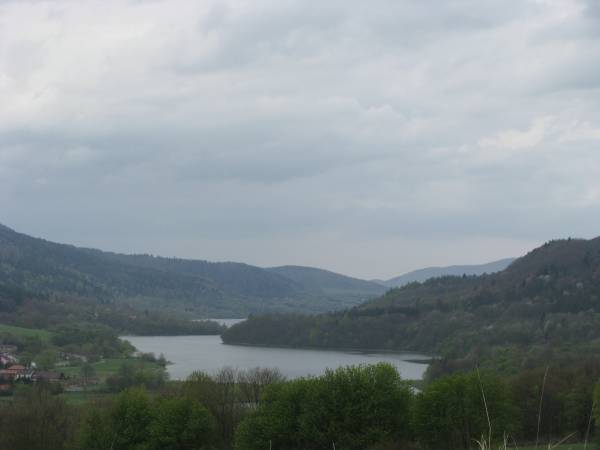 widok na Zalew Klimkówka