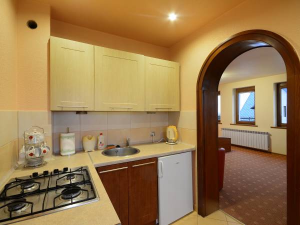 Kuchnia w apartamencie nr 2