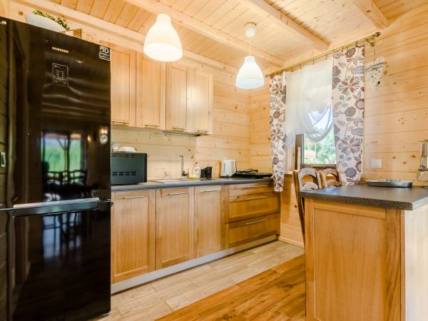 Domki nad jeziorem Ołów z własnym stawem 