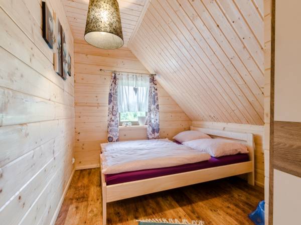 Domki nad jeziorem Ołów z własnym stawem 