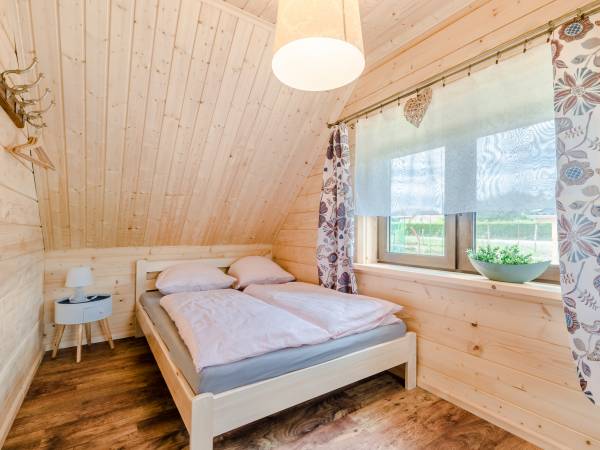 Domki nad jeziorem Ołów z własnym stawem 