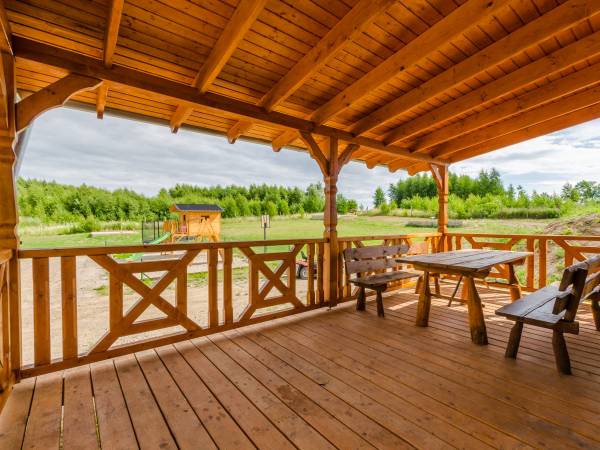 Domki nad jeziorem Ołów z własnym stawem 