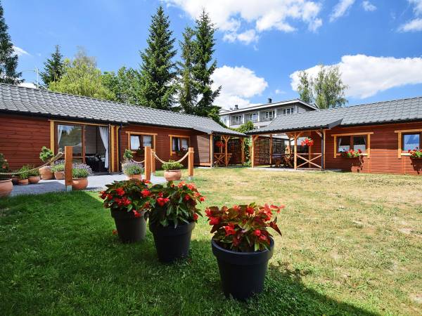 widok z tarasu pokoi