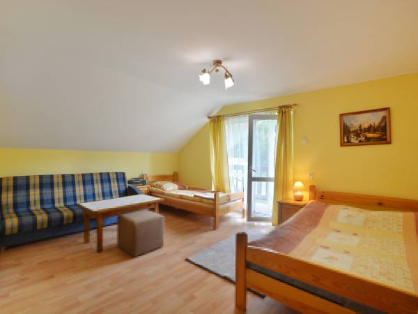 pokój 3 os. z balkonem